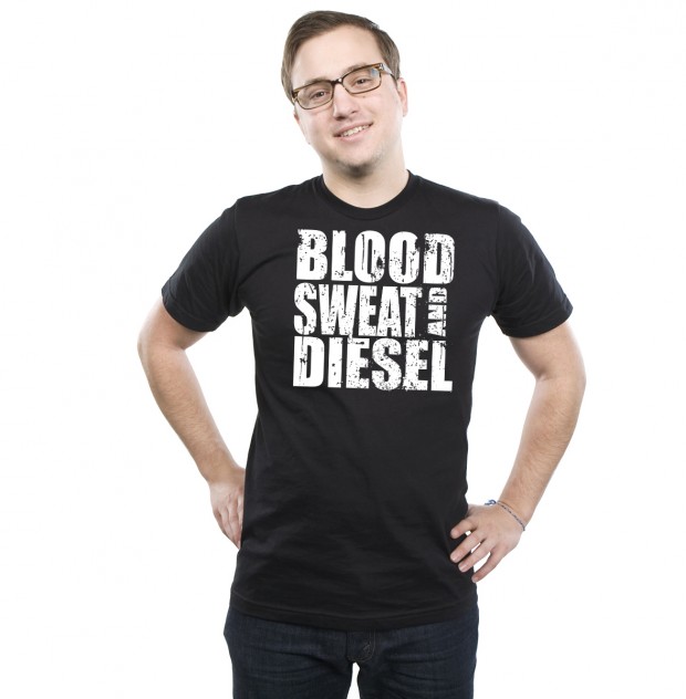 blood sweat diesel mockup